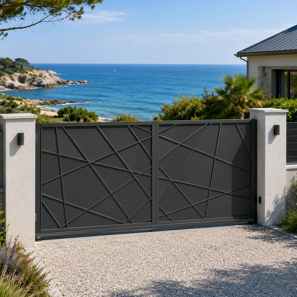 Portail installé à moins de 3 km du bord de mer